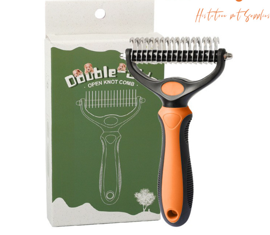 ⏰🔥LIMITED TIME 50% OFF! 🐾 Professional Pet Deshedding Brush for Dogs & Cats – Gentle Grooming & Fur-Free Home ✨