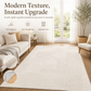 Modern Cream Textured Area Rug