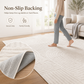 Modern Cream Textured Area Rug