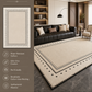Modern Cream Textured Area Rug