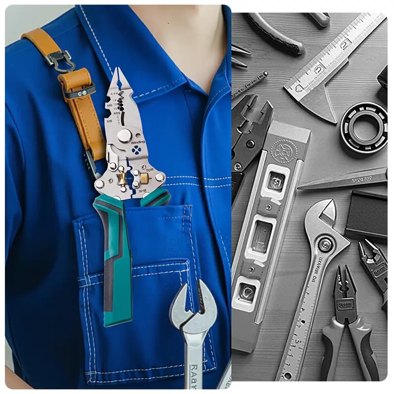 16-in-1 Multifunctional Wire Stripper & Twister – Professional Electrical Tool