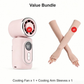 Portable Clip-On Cooling Fan | Hands-Free Strong Wind with LED Battery DisplayInstant cooling on the go