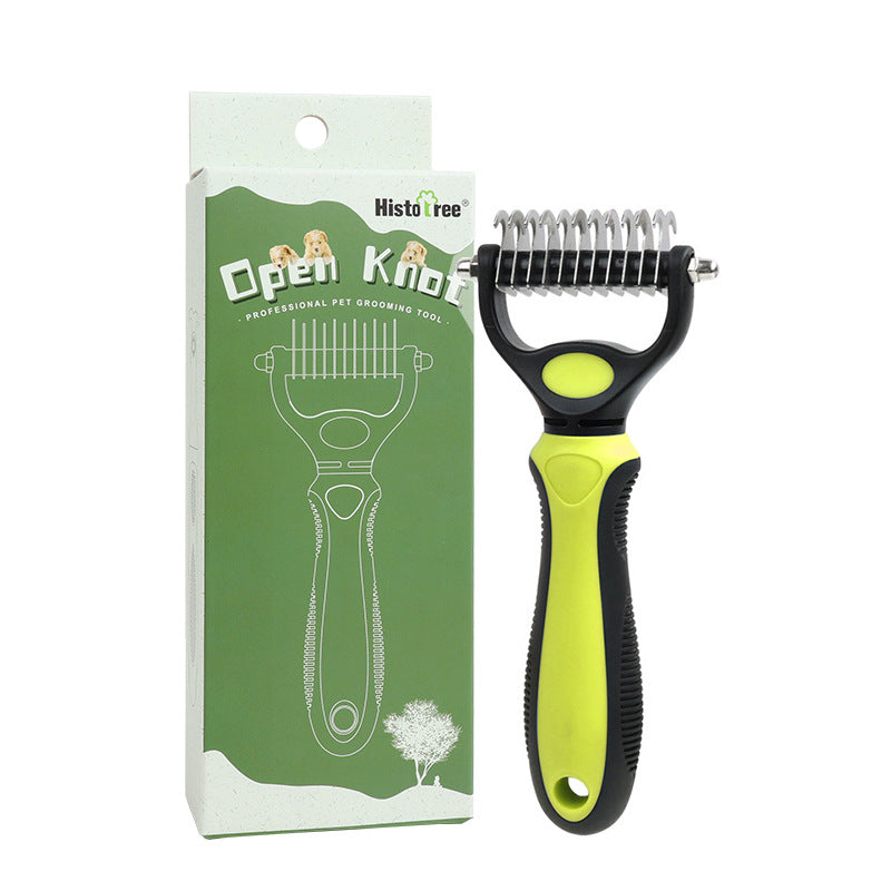 ⏰🔥LIMITED TIME 50% OFF! 🐾 Professional Pet Deshedding Brush for Dogs & Cats – Gentle Grooming & Fur-Free Home ✨