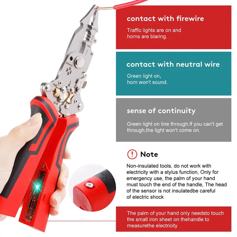 16-in-1 Multifunctional Wire Stripper & Twister – Professional Electrical Tool