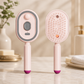 Electric Spray & Massage Hair Brush – Nourishing Mist Detangling Brush with One-Touch Cleaning
