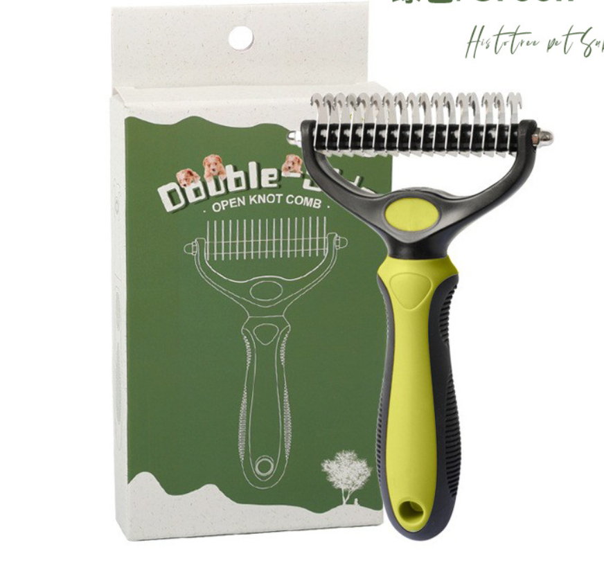 ⏰🔥LIMITED TIME 50% OFF! 🐾 Professional Pet Deshedding Brush for Dogs & Cats – Gentle Grooming & Fur-Free Home ✨