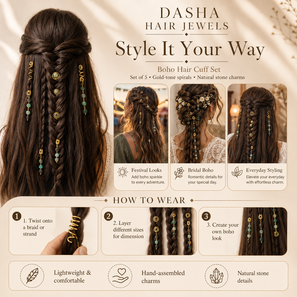 Jeweled Hair Accessories