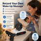 Interactive Target Alarm Clock – Fun Wake-Up Challenge with Toy Blaster & Voice Recording