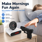 Interactive Target Alarm Clock – Fun Wake-Up Challenge with Toy Blaster & Voice Recording