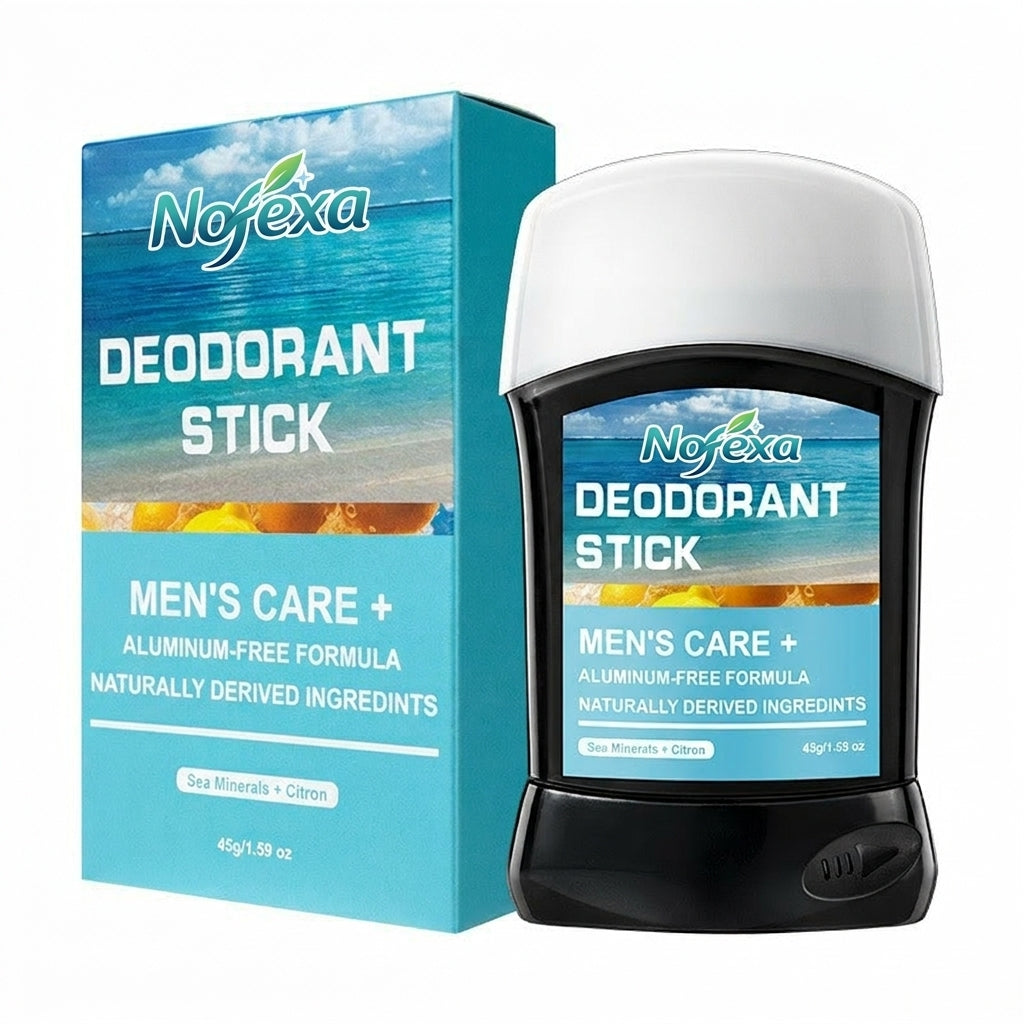Natural Aluminum-Free Deodorant Stick for Men | 72H Protection