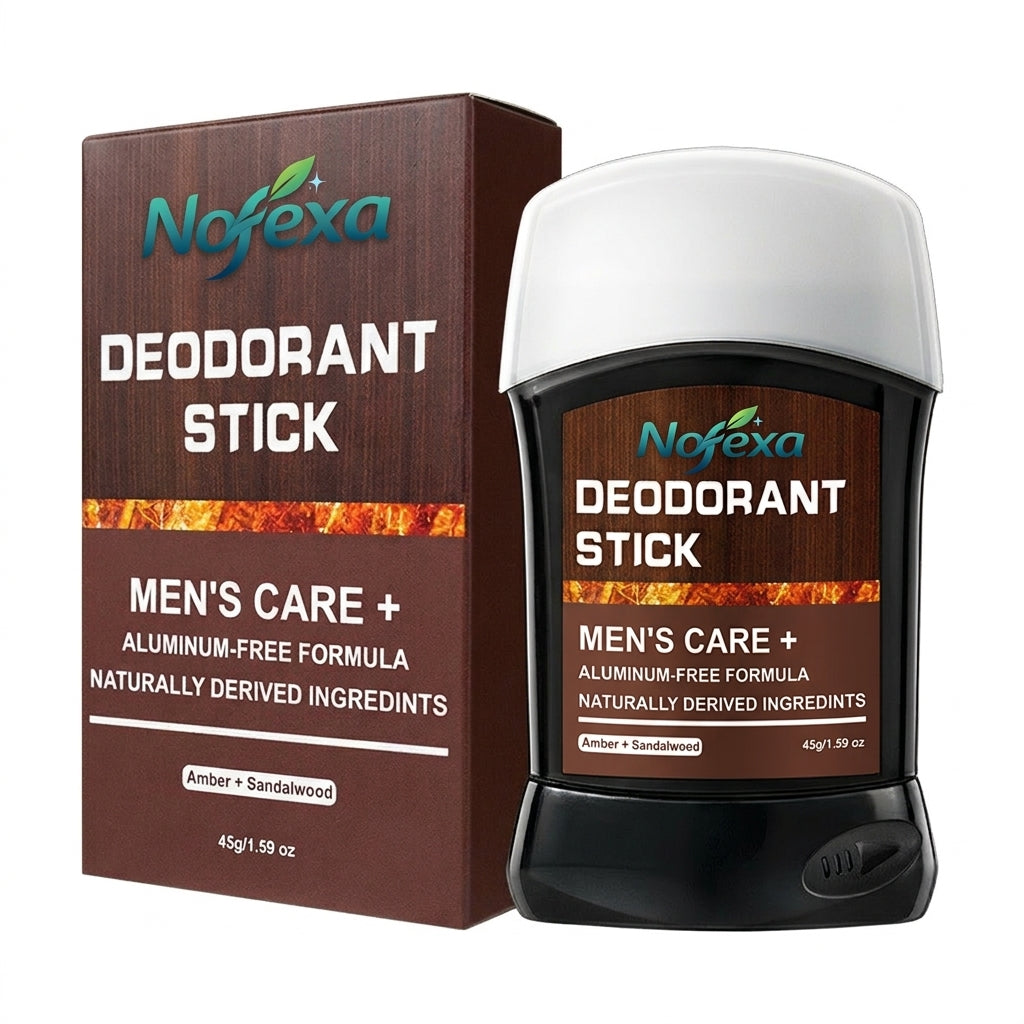 Natural Aluminum-Free Deodorant Stick for Men | 72H Protection