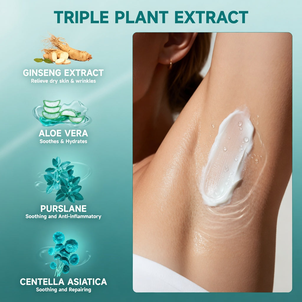 Nofexa Hair Removal Cream for Sensitive Skin — Painless Depilatory with Aloe & Hyaluronic Acid, For Men & Women