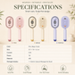 Electric Spray & Massage Hair Brush – Nourishing Mist Detangling Brush with One-Touch Cleaning