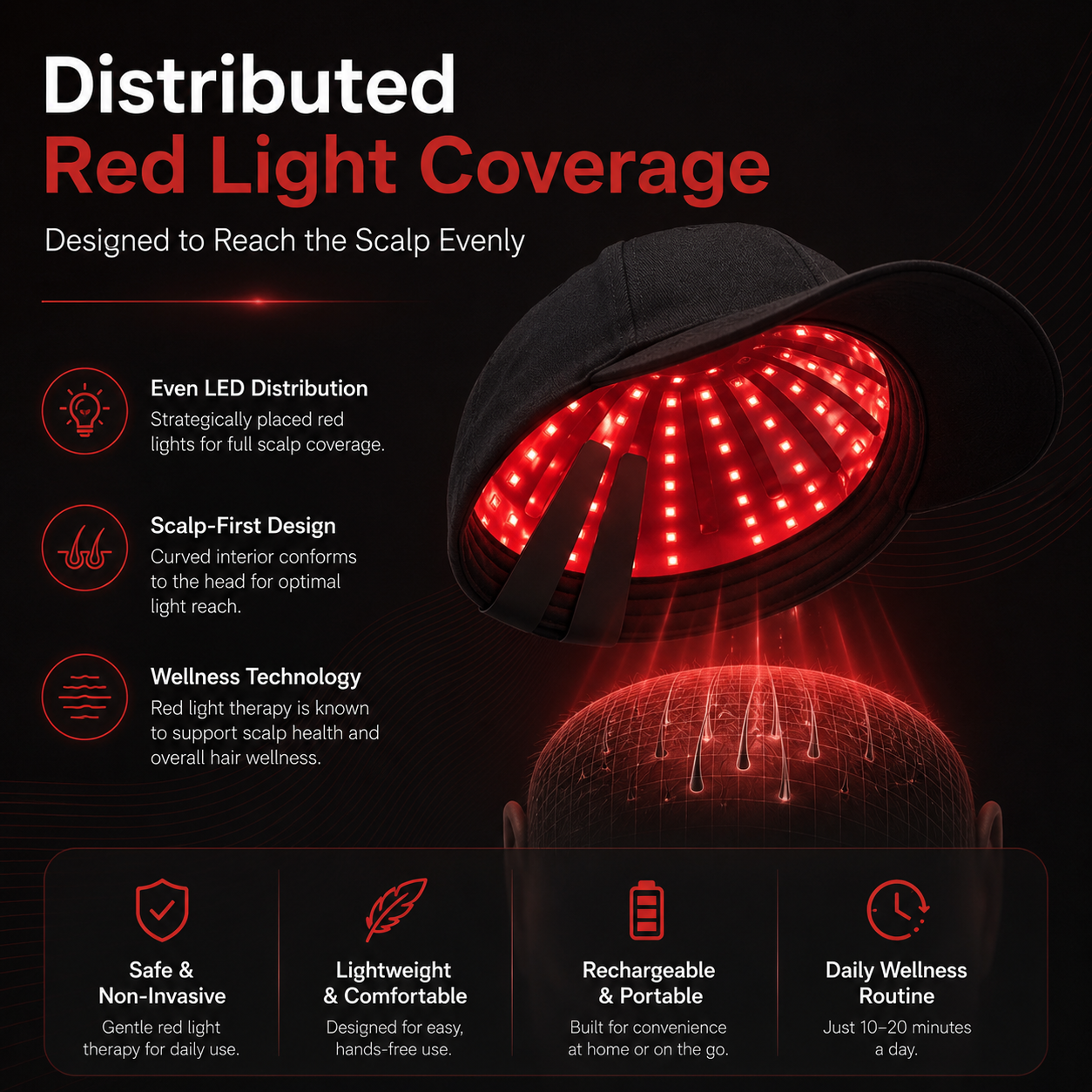 Spectrum Labs Red Light Cap