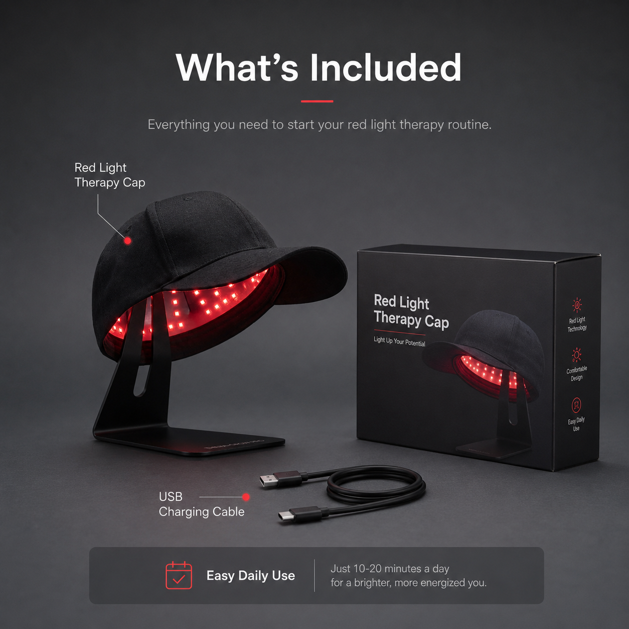 Spectrum Labs Red Light Cap