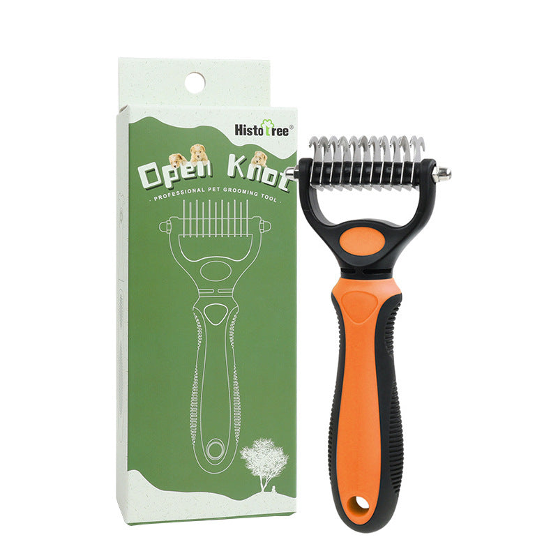 ⏰🔥LIMITED TIME 50% OFF! 🐾 Professional Pet Deshedding Brush for Dogs & Cats – Gentle Grooming & Fur-Free Home ✨