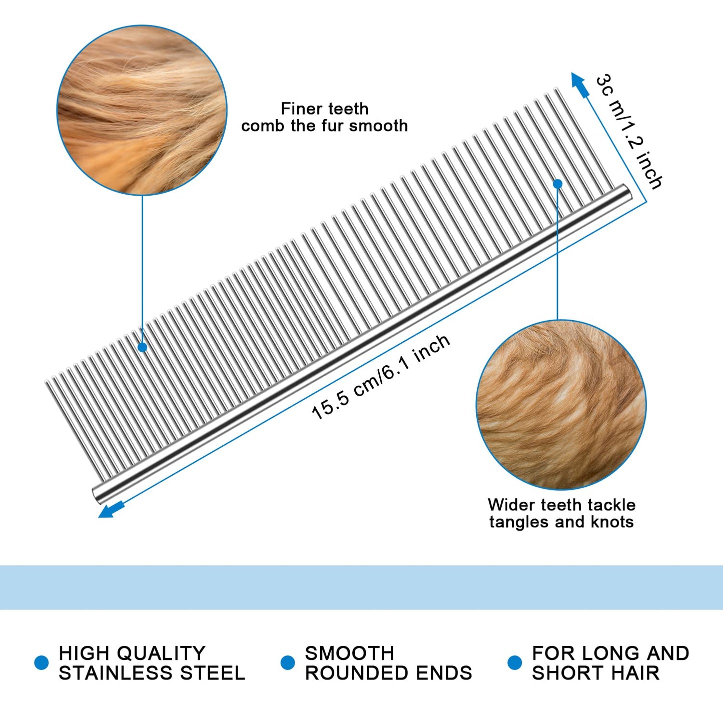 ⏰🔥LIMITED TIME 50% OFF! 🐾 Professional Pet Deshedding Brush for Dogs & Cats – Gentle Grooming & Fur-Free Home ✨