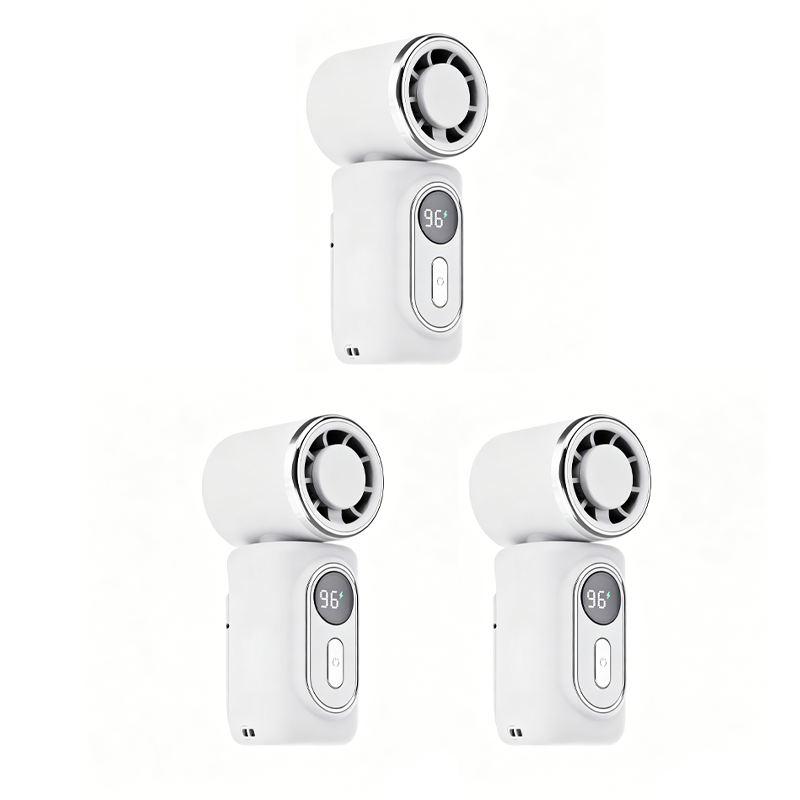 Portable Clip-On Cooling Fan | Hands-Free Strong Wind with LED Battery DisplayInstant cooling on the go