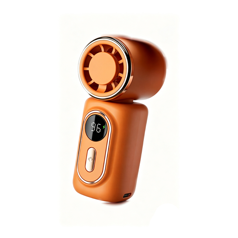 Portable Clip-On Cooling Fan | Hands-Free Strong Wind with LED Battery DisplayInstant cooling on the go