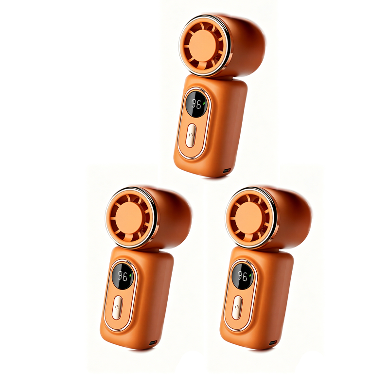 Portable Clip-On Cooling Fan | Hands-Free Strong Wind with LED Battery DisplayInstant cooling on the go