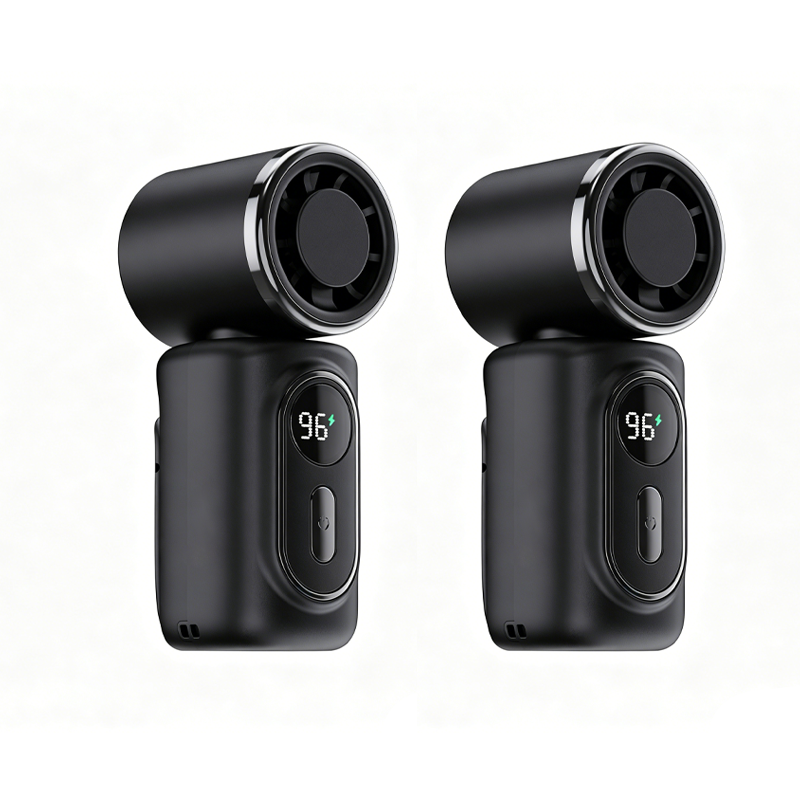 Portable Clip-On Cooling Fan | Hands-Free Strong Wind with LED Battery DisplayInstant cooling on the go