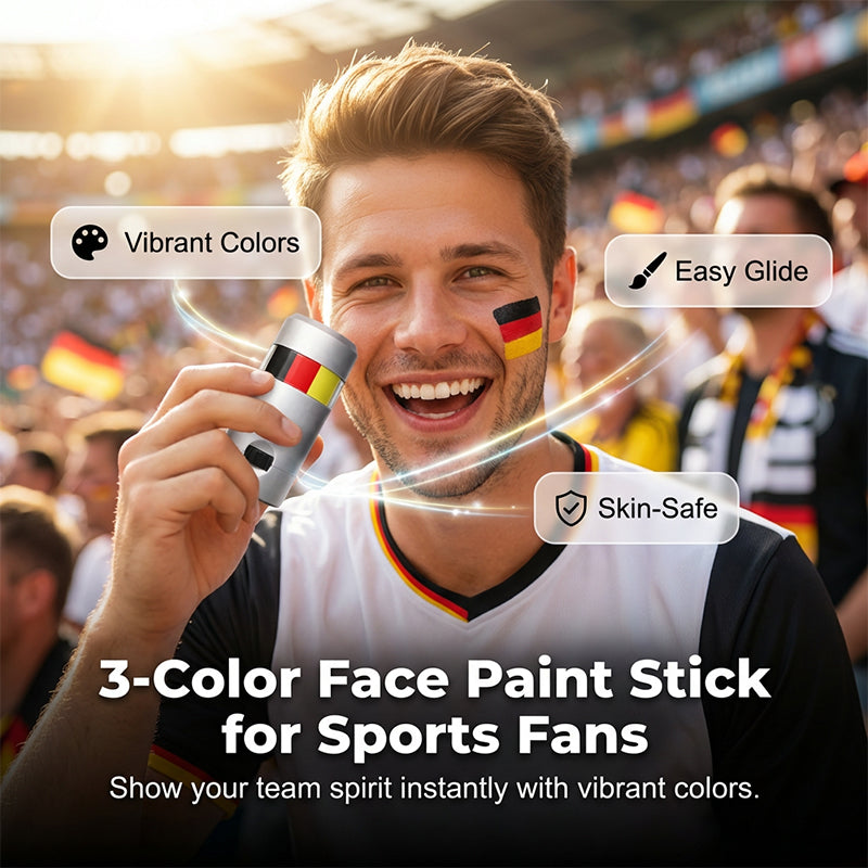 🏆 Last Day Special Price ! 🔥Buy 1 Get 1 Free🔥National Flag Face Paint Stick for Sports Fans