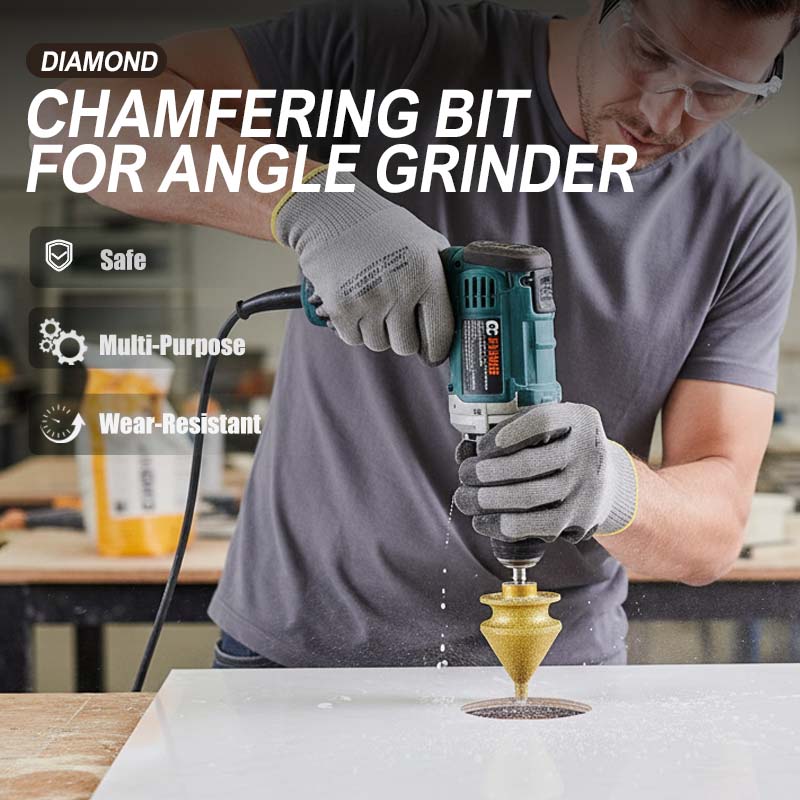 Diamond Chamfering Bit for Angle Grinder – Multi-Function, Universal M10 Fit