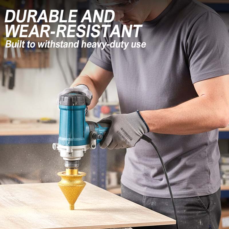Diamond Chamfering Bit for Angle Grinder – Multi-Function, Universal M10 Fit